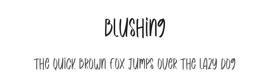 Blushing