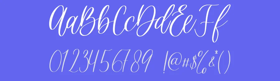 Blystnutter by Mini Type — Script Handwritten Font — thumbnail 3
