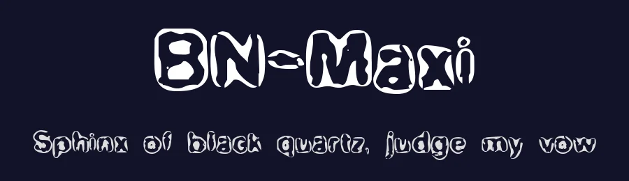 BN-Maxi by Ben's Fonts — Decorative Font — thumbnail 2