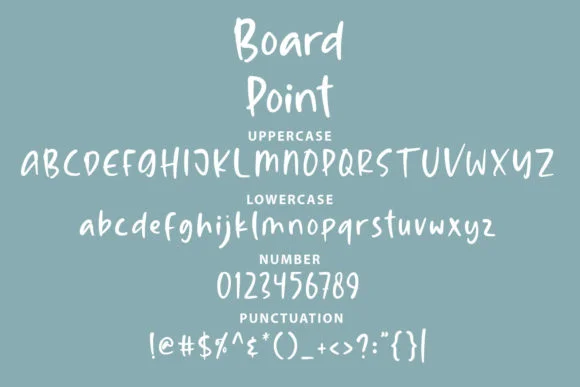 Board Points Font by Typefar — Script Handwritten Font — thumbnail 3