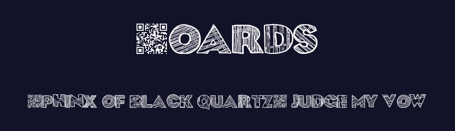 Boards by Xerographer Fonts — Decorative Font — thumbnail 2