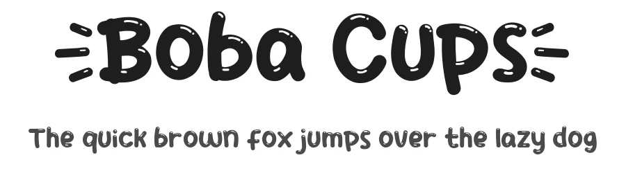 Boba Cups