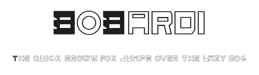 BoBardi by Nick A. — Display Font