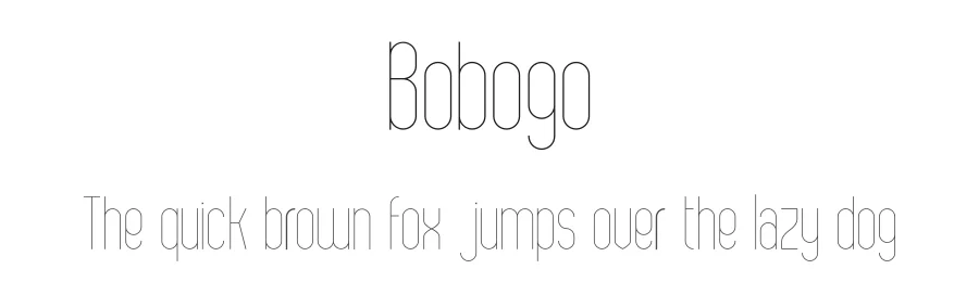 Bobogo by setyaisiam _type — Sans Serif Font