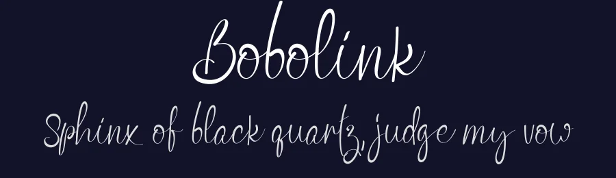 Bobolink by Fonteca.com — Script Handwritten Font — thumbnail 2