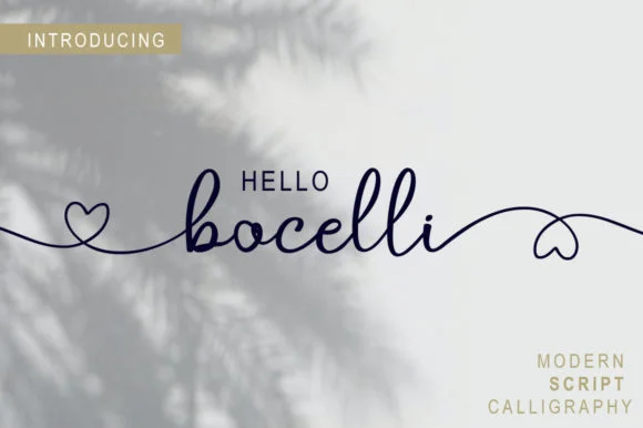 Bocelli Font by masinong — Script Handwritten Font