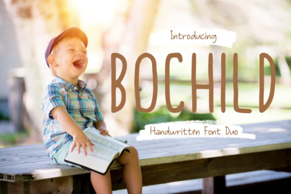 Bochild Duo Font by zuzulgo studio — Script Handwritten Font