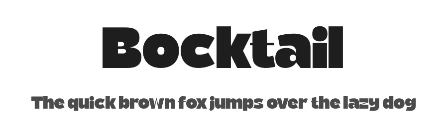 Bocktail by Timelesstype Studio — Sans Serif Font