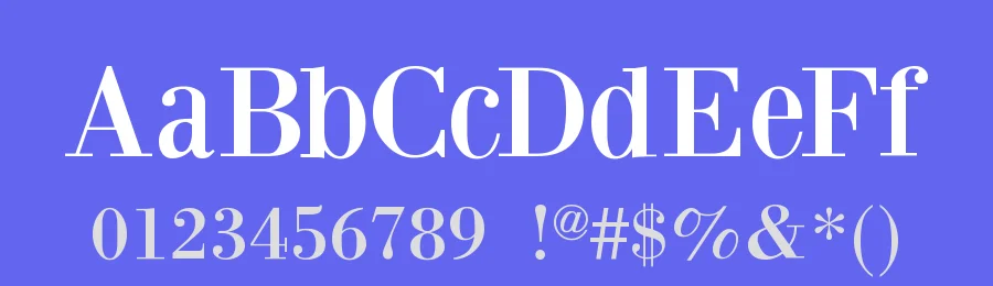 Bodoni XT by Manfred Klein — Serif Font — thumbnail 3