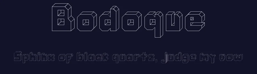 Bodoque by Martha Hernández — Display Font — thumbnail 2