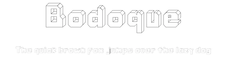 Bodoque by Martha Hernández — Display Font