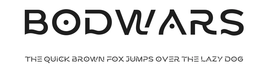 Bodwars by Saridezra — Decorative Font
