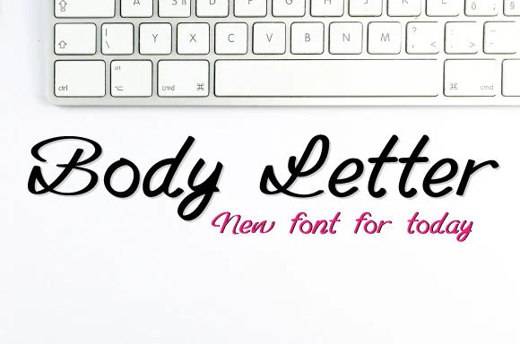 Body Letter Font by Dedi Art Studio — Script Handwritten Font