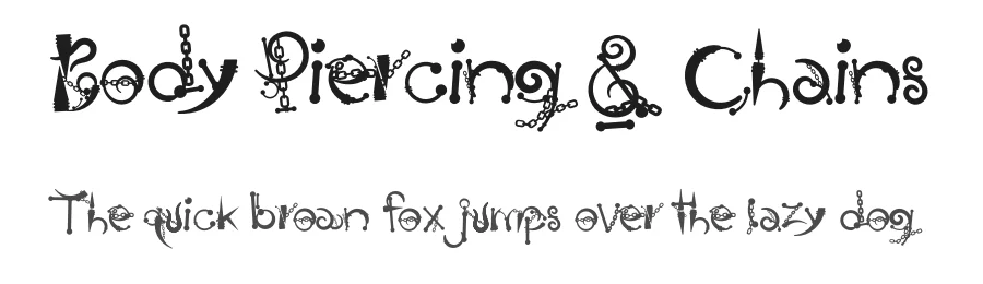 Body Piercing & Chains
