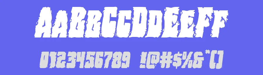 Bog Beast by Iconian Fonts — Decorative Font — thumbnail 3