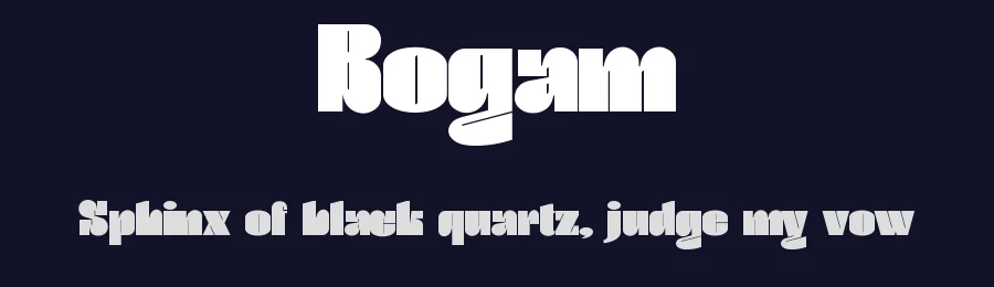 Bogam by Zea Fonts — Decorative Font — thumbnail 2