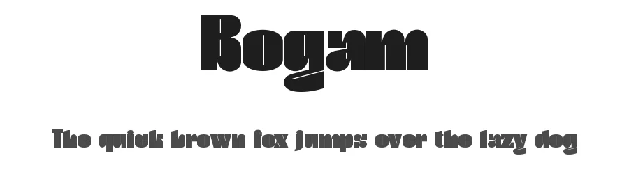 Bogam by Zea Fonts — Decorative Font