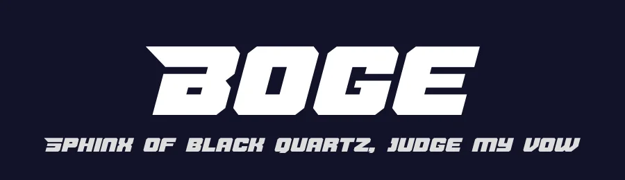 Boge by Linecreative — Display Font — thumbnail 2