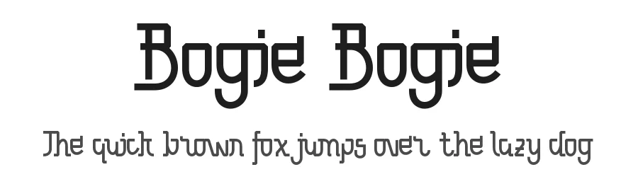 Bogie Bogie by DumadiStyle — Decorative Font