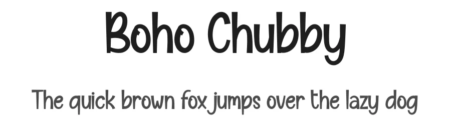 Boho Chubby