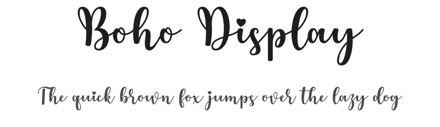 Boho Display by Fillo Graphic β Decorative Font