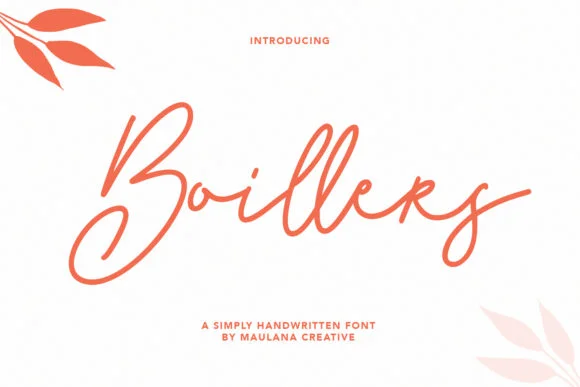 Boillers Font by Maulana Creative — Script Handwritten Font