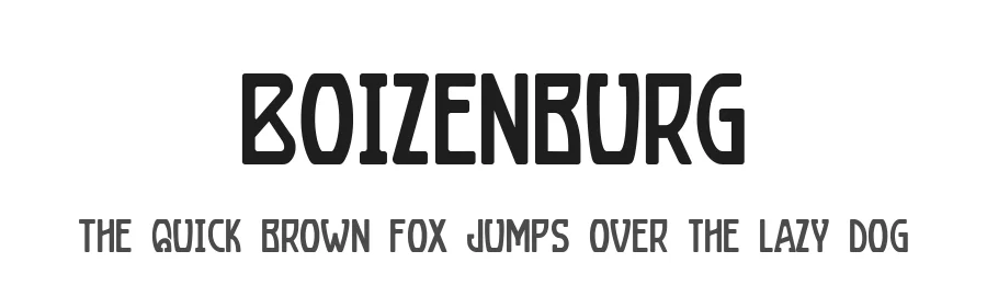 Boizenburg by Mario Arturo — Decorative Font