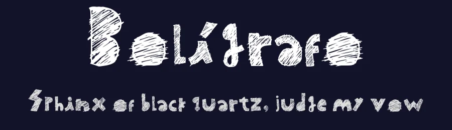 Bolígrafo by Woodcutter — Decorative Font — thumbnail 2