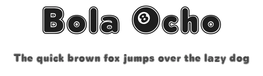 Bola Ocho by deFharo — Decorative Font