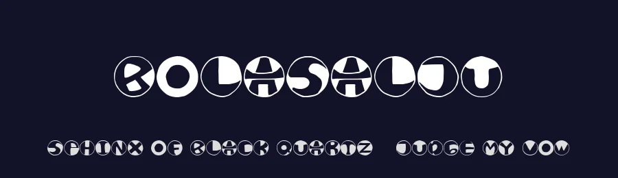 Bolasalju by Ditya Ananto — Decorative Font — thumbnail 2