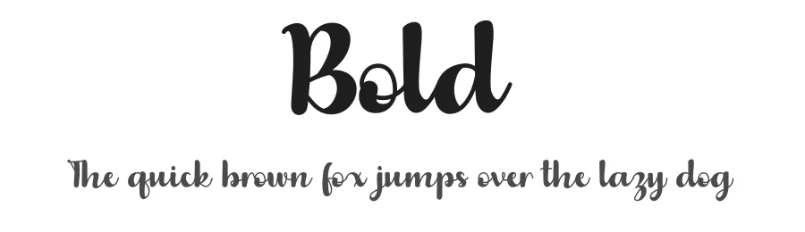 Bold
