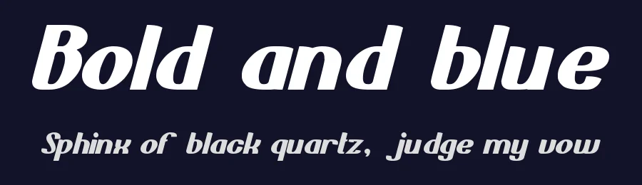 Bold and blue by weknow — Decorative Font — thumbnail 2