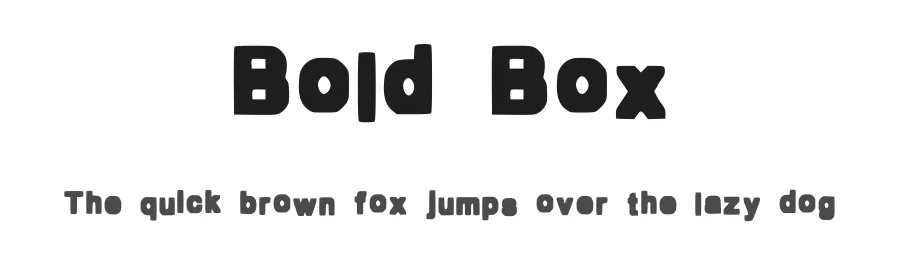 Bold Box