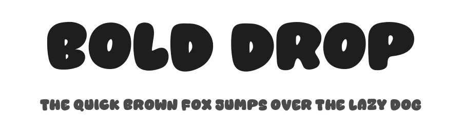 Bold Drop