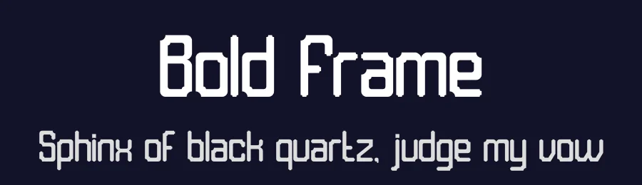 Bold Frame by PutraCetol Studio — Display Font — thumbnail 2