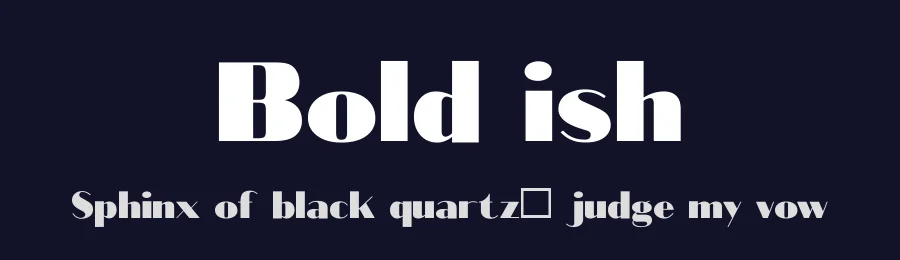 Bold ish by GlitzyGrapix — Sans Serif Font — thumbnail 2