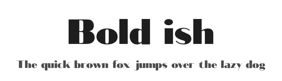 Bold ish by GlitzyGrapix — Sans Serif Font