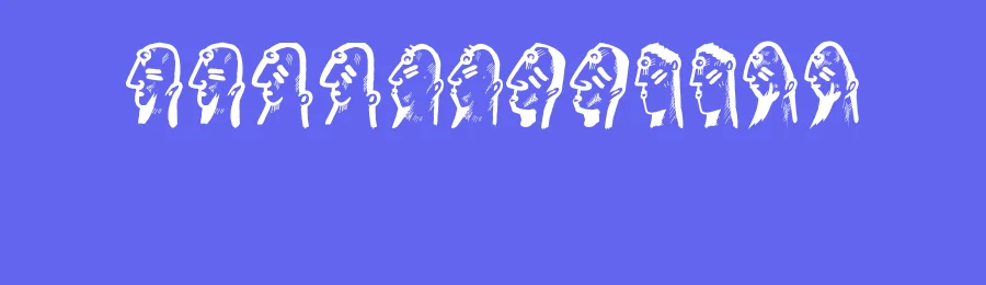 Bold People by Vladimir Nikolic — Dingbats Font — thumbnail 3