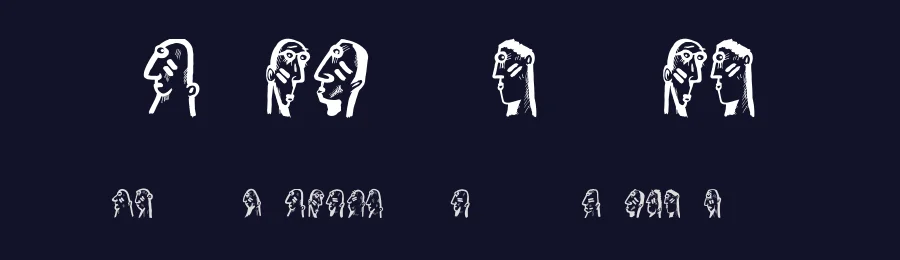 Bold People by Vladimir Nikolic — Dingbats Font — thumbnail 2