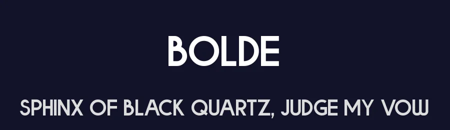 Bolde by Figuree Studio — Sans Serif Font — thumbnail 2