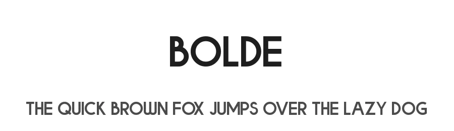 Bolde by Figuree Studio β Sans Serif Font