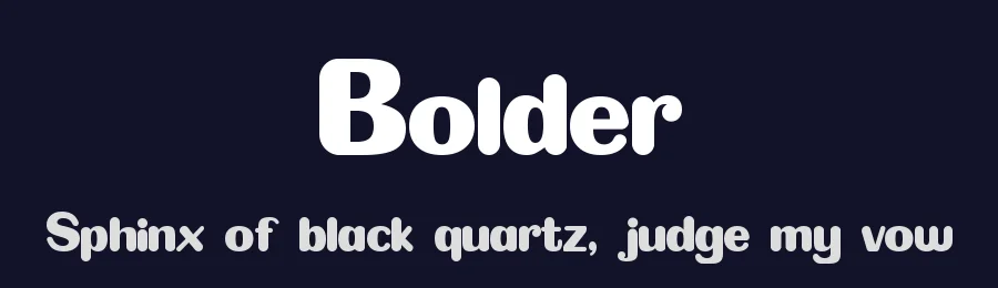 Bolder by zainstudio — Sans Serif Font — thumbnail 2