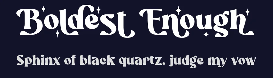 Boldest Enough by Aluyeah Studio — Sans Serif Font — thumbnail 2