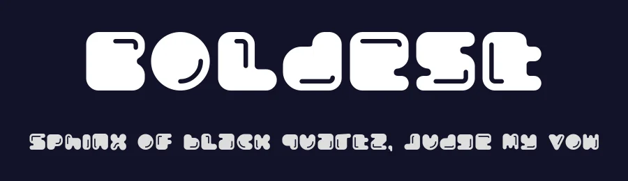 Boldest by PutraCetol Studio — Decorative Font — thumbnail 2
