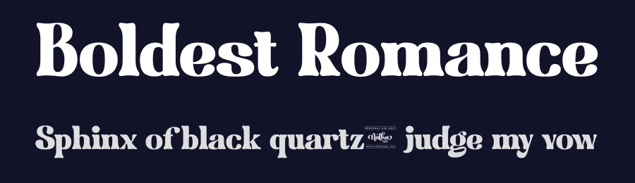Boldest Romance by Nathatype — Decorative Font — thumbnail 2
