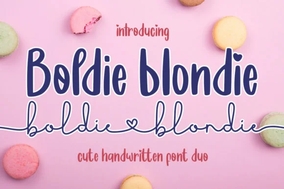 Boldie Blondie Font by Typesthetic Studio — Script Handwritten Font