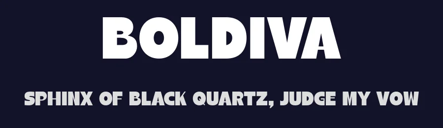 Boldiva by Graphicfresh — Decorative Font — thumbnail 2