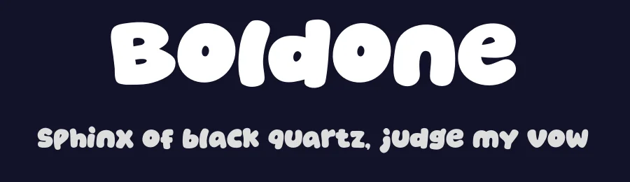 Boldone by Khurasan — Decorative Font — thumbnail 2