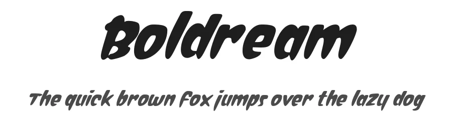 Boldream by Nonama Type — Decorative Font