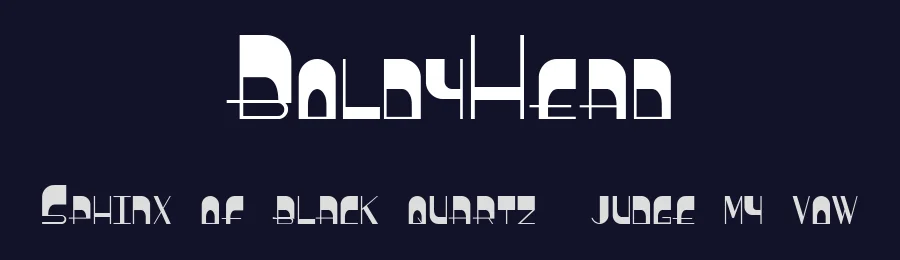 BoldyHead by Carlos Medina — Decorative Font — thumbnail 2